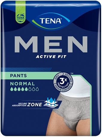 Tena Men Active Fit Grev L/XL 8 pezzi