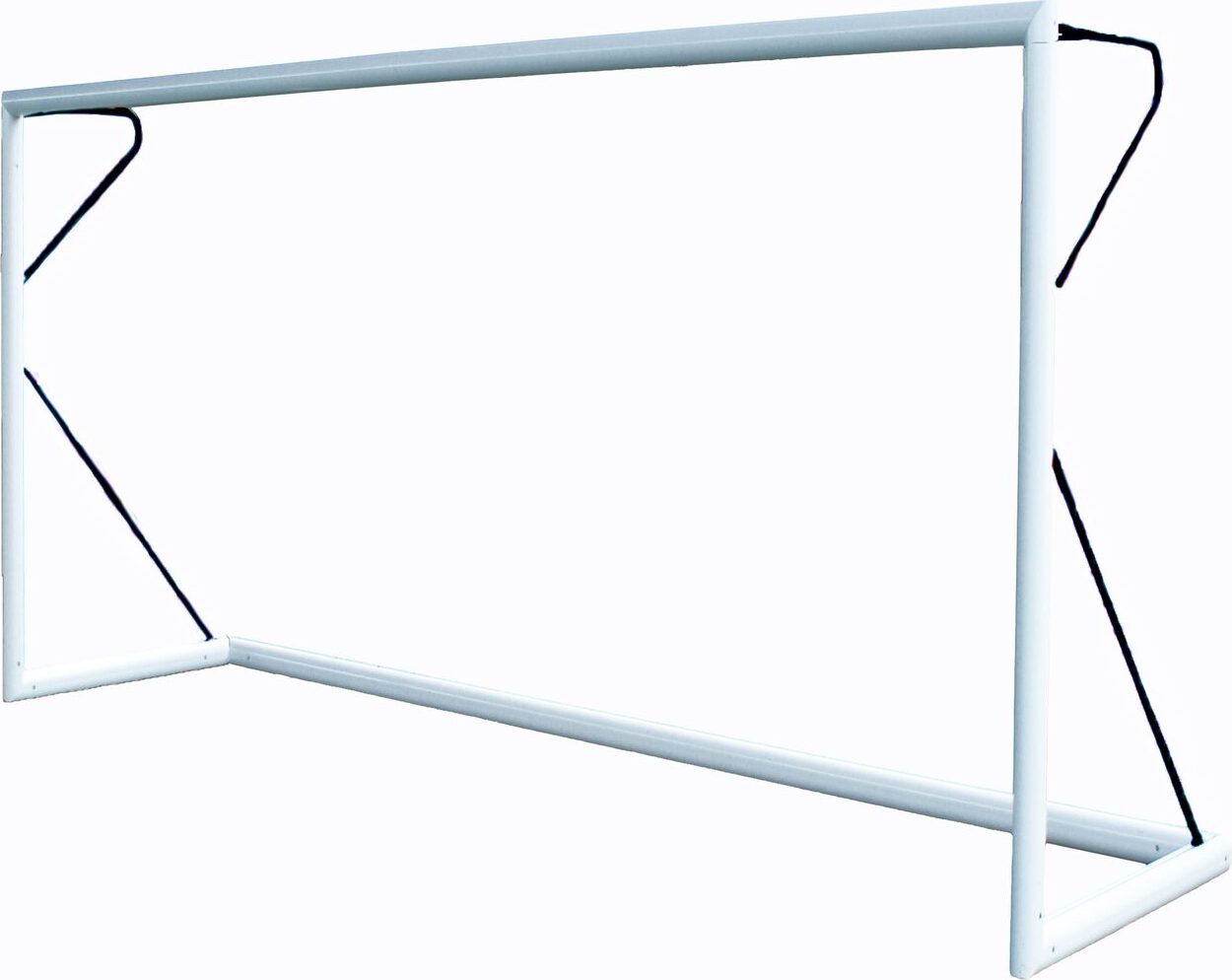 Fußballtor 1.5 x 1 m - Transportabel - Aluminium Ø80mm - Schwarz