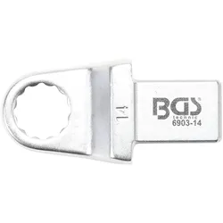 BGS Einsteck-Ringschlüssel | 14 mm | Aufnahme 14 x 18 mm