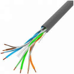 Lanberg LCU6-11CU-0100-S (U/UTP, CAT6, 100 m), Netzwerkkabel