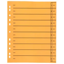 Wekre Trennblätter orange