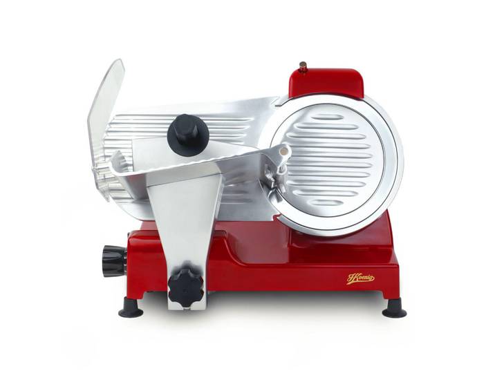 HKoenig Allesschneider elektronisch Msx224, Rot, Silberfarben, Metall, 49.5x33x42 cm, Kochgeschirr, Küchengeräte, Küchenmaschinen