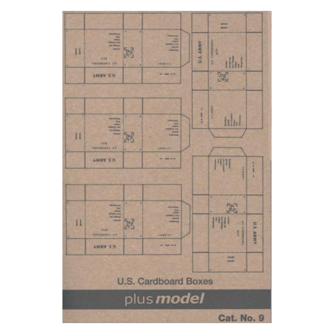Plus Model U.S. Transport Kartons WW II, 5 Stück pro Bogen. (23800903)