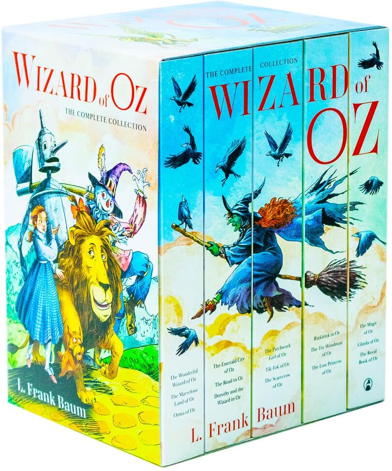 Classic Editions Wizard of Oz Complete 5 Books Collection Box Set – Classic Fantasy Adventure Collection