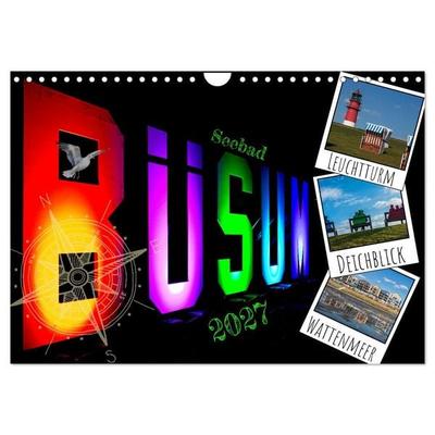 Seebad Büsum (Wandkalender 2027 DIN A4 quer), CALVENDO Monatskalender