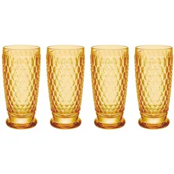 Villeroy & Boch Longdrinkgläser Boston Coloured, Trinkgläser, Gelb