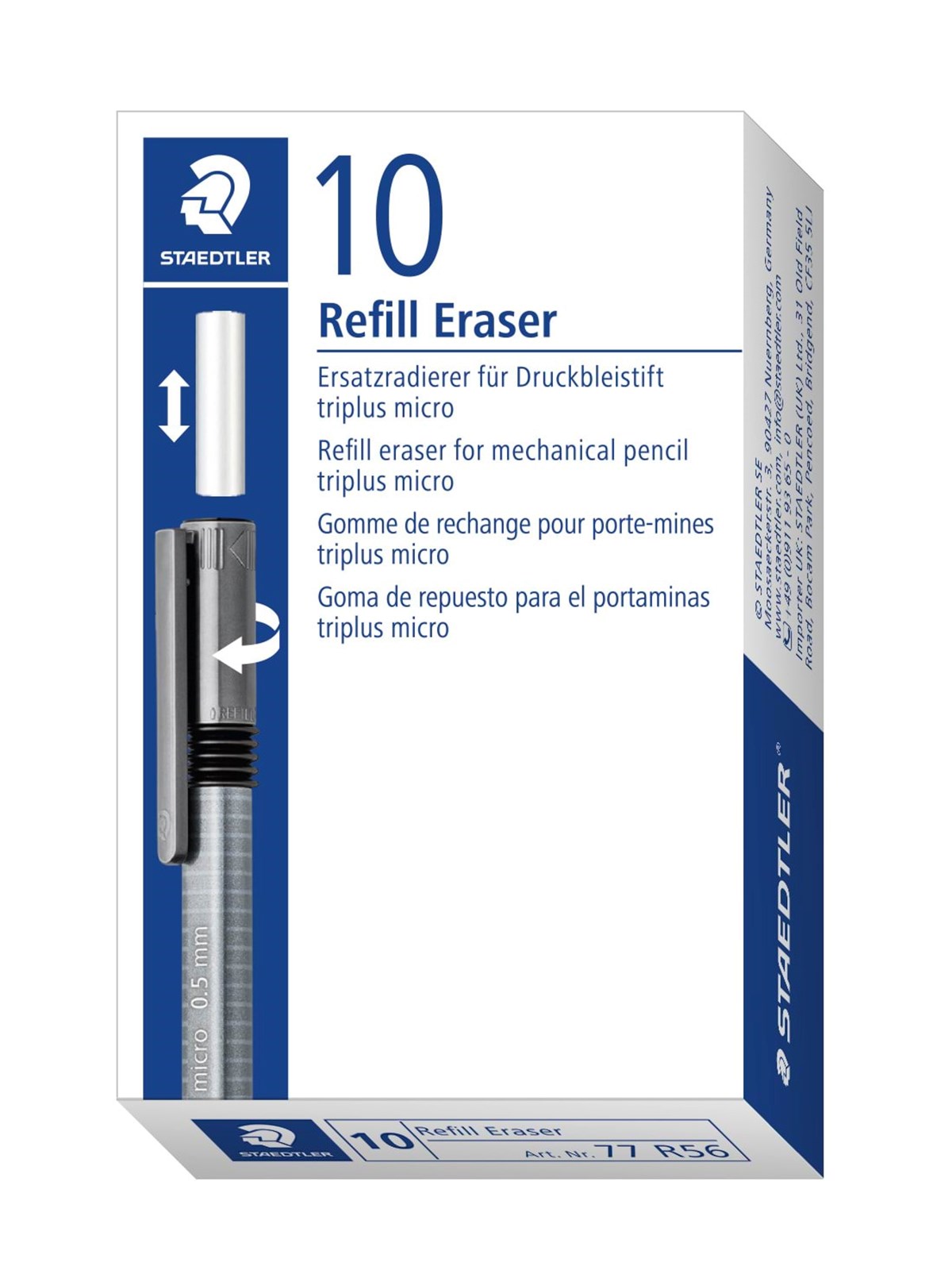 Staedtler Spare eraser for 774 3pcs. per pack 10 x 3 pcs.