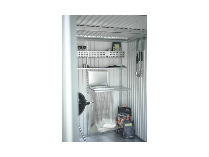 Biohort Müllsackhalterung für Geräteschrank/Gerätehaus verzinkt
