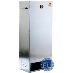 Räucherofen 7004 - 111x29x47 cm - Premium XXL Räucherschrank - Edelstahl - Smoker mit Thermometer