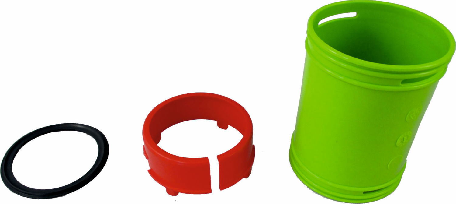 Jeu de connecteurs Wolf Click 2577556 DN 75 / DN 75, antistatique et antibactérien, pour conduits ronds
