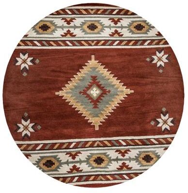 NAVATEXTURA Ryder Brown, Tan, and Grey Hand-tufted Wool Rug