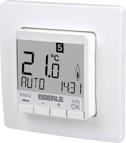 Eberle 527820455100 FIT 3Rw Raumthermostat Unterputz Tagesprogramm, Wochenprogramm Heizen / Kühlen 1St.