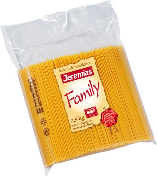 Jeremias® Family Spaghetti mit Ei 2,5 kg 1325865008