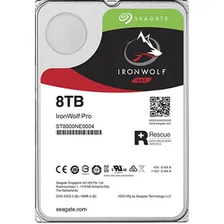 SEAGATE IronWolf Festplatte Bulk, 8 TB HDD SATA 6 Gbps, 3,5 Zoll, intern