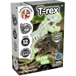 2x Science4you Leuchtender T-Rex - Ausgrabungs-Kit