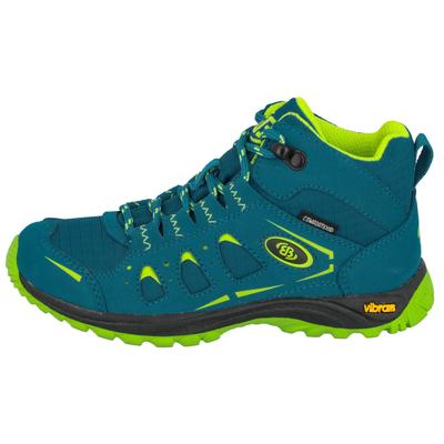 Wanderschuh BRÜTTING "Outdoorstiefel Morelia", Kinder, Gr. 33, grün, Synthetik, Schuhe Wanderschuh