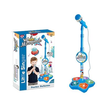 Kinder Karaoke Mikrofon Spielzeug--Mikrofon für Kinder Musikanlage Kinder-Mikrofon mit Ständer Simulations-Karaoke Kinder Singen Spielzeug. Weihnachtsgeschenk