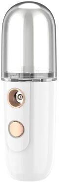 Useful Little Things Portable Nano Mist Facial Sprayer And Cool Moisture Skin Hydration Tool transparent