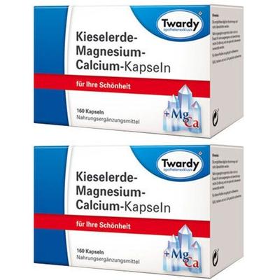 Kieselerde Magnesium Calcium Kapseln 2x 2x160 St