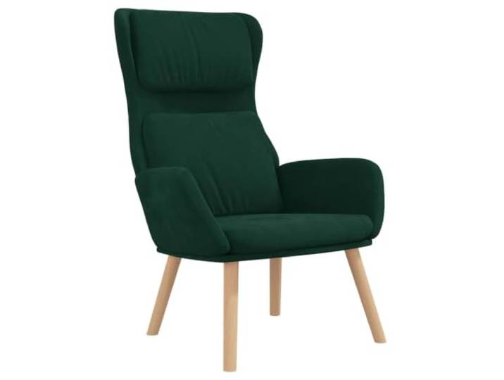 Makastle Relaxsessel Dunkelgrün Samt