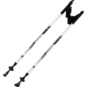 Best-Sporting Nordic-Walking-Stöcke Teleskop Set, je 282 g, 84 - 140 cm, 2-fach verstellbar, mit Kunststoffgriff, 2 Stück