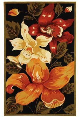 SAFAVIEH Handmade Mandarin Multi-Colored Wool Rug - 5' x 8'