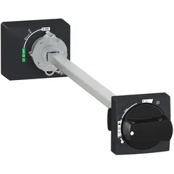 Schneider Electric GV4APN01 Frontseitige Drehantriebsset IP54 für Motorschutzschalter GV4, Schwarz