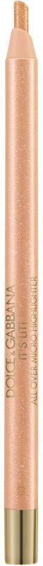 Dolce & Gabbana Bold It's Lit! cream highlighter stick in a pencil shade 03 Golden Hour - Shimmering Champagne 0.35 g