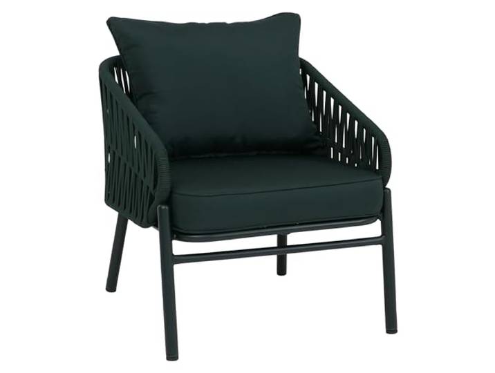 Mendler Aluminium-Gartenstuhl HWC-P90 Stoff/Textil - grün