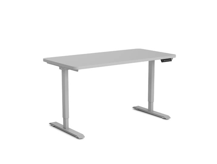 Stehpult elektrisch PREMIUM grau 120 x 60 cm