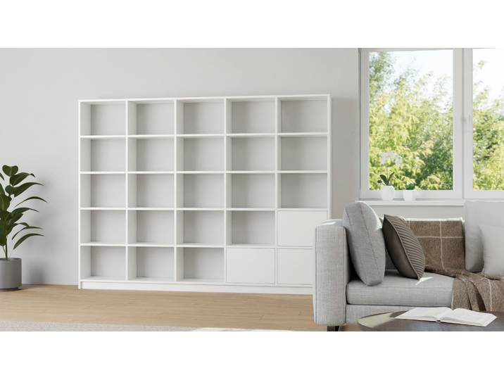 Breiter Raumteiler nach Maß MDF Beschichtet MDF Weiß matt