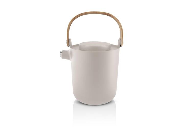 Teebereiter EVA SOLO Solo Teebereiter Nordic Kitchen , beige (natur), H:21,5cm, Teeautomaten, Teebereiter, Griff aus Bambus gefertigt (China)