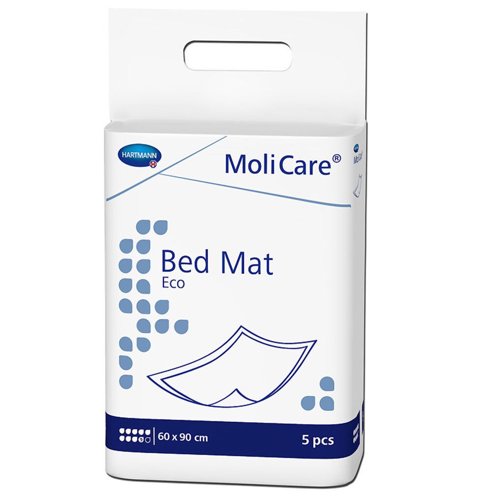 Molicare Bed Mat Eco 9 Tropfen 60x90 cm 5 St Unterlagen