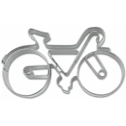 Städter Präge-Ausstecher Rennrad / Fahrrad, Ausstechform, Plätzchenform, Keks, Plätzchen, Edelstahl, 9 cm, 199569