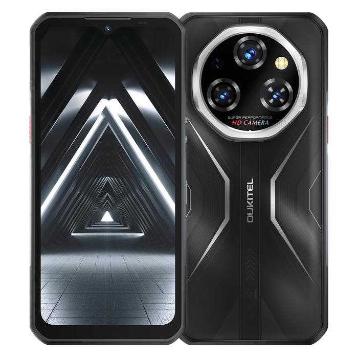 Oukitel WP55 Outdoor Android 5G Smartphone (256 GB, Black, 6.60", Hybrid Dual SIM, 5G) (OUKITEL-WP55-BLACK)