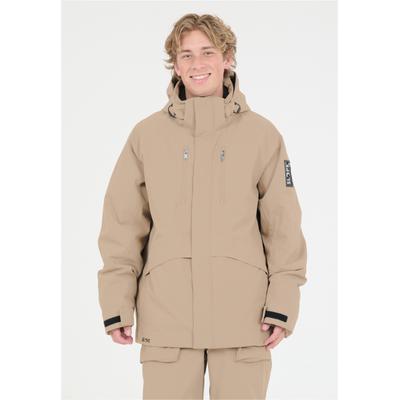 Skijacke SLOPE "Kenai", Herren, Gr. XS, beige, 100% Polyester, unifarben, normal, ohne Ausschnitt, Jacken Skijacke, mit warmem Futter und hochwertigem Wetterschutz