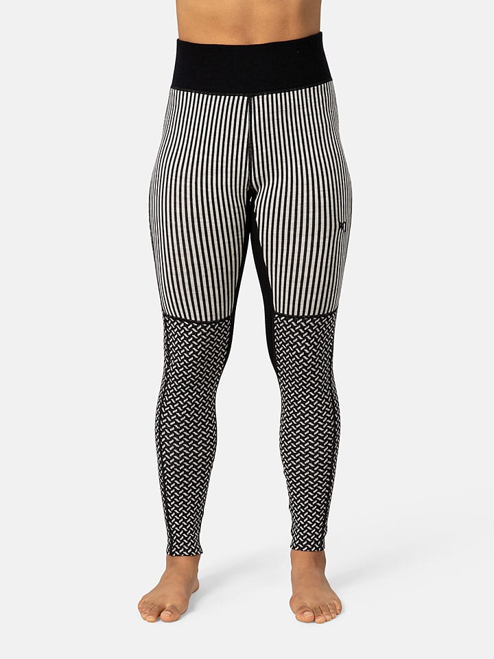 KARI TRAA Merinowoll-Thermounterhose "Smekker" in Grau - L