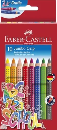 Faber-Castell Buntstift Jumbo Grip Promotionetui 10er