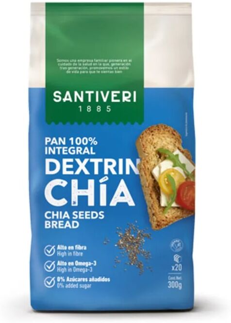 Santiveri Pão Integral Dextrin Com Chia 300g