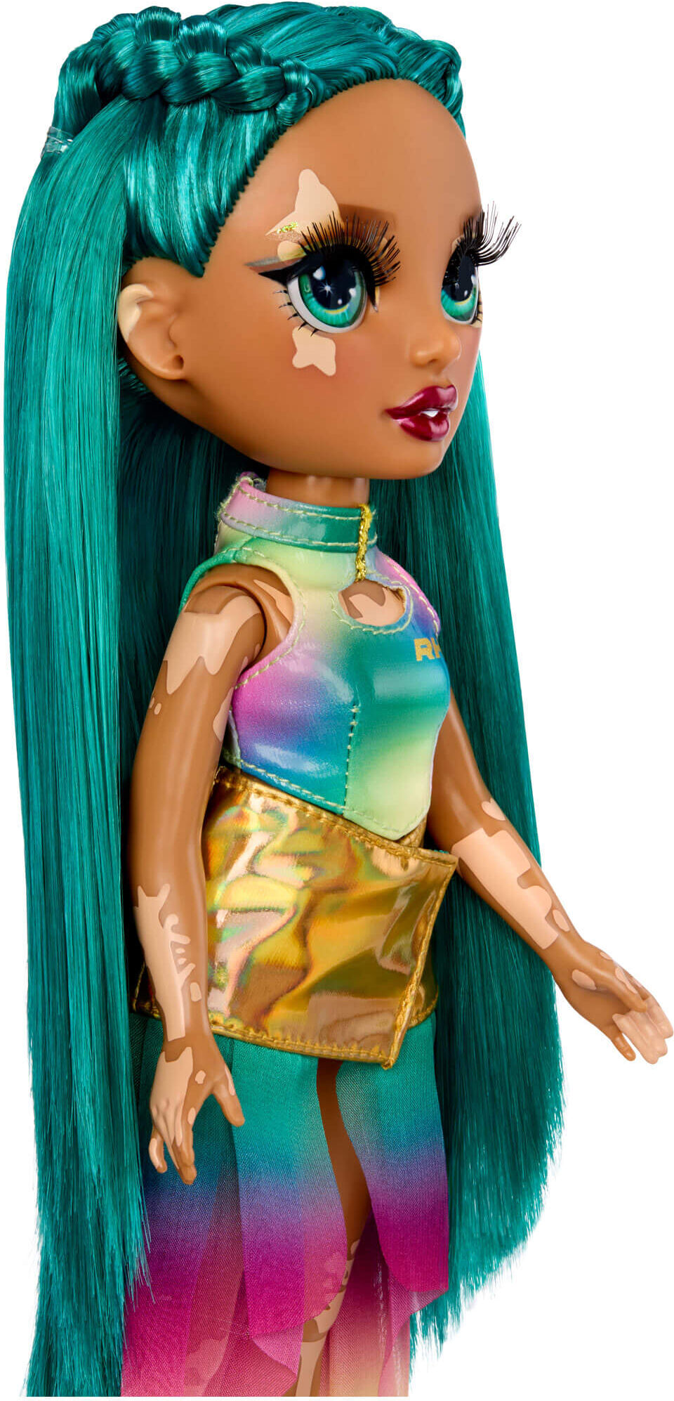 Rainbow High My Fashion Style 2.0 Jewel Richie Fashion Doll, Emerald-Inspired Palette, 28 cm Tall, for Kids