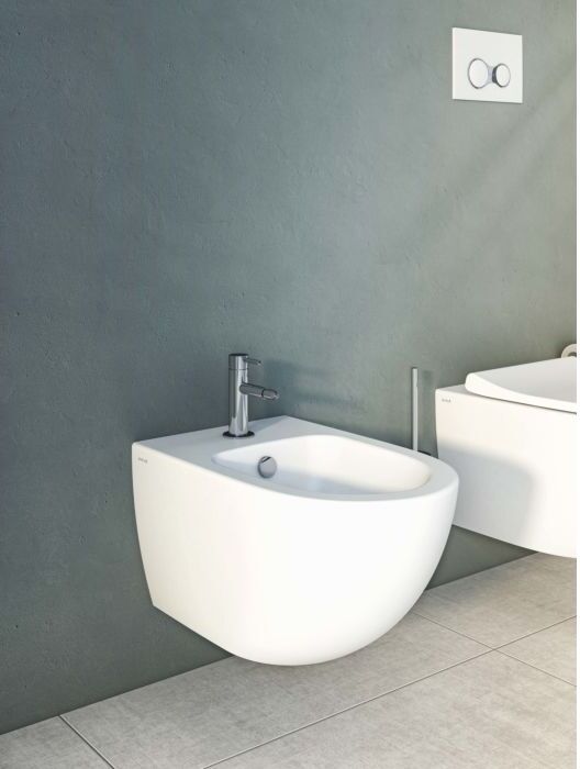 VitrA Sento Bidet 4338B0031046 weiß, 1 Hahnloch, Wandmodell