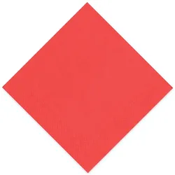 1000 Tissue Servietten  Gourmet Premium Rot 33x33cm 3-lagig 1/4 Falz
