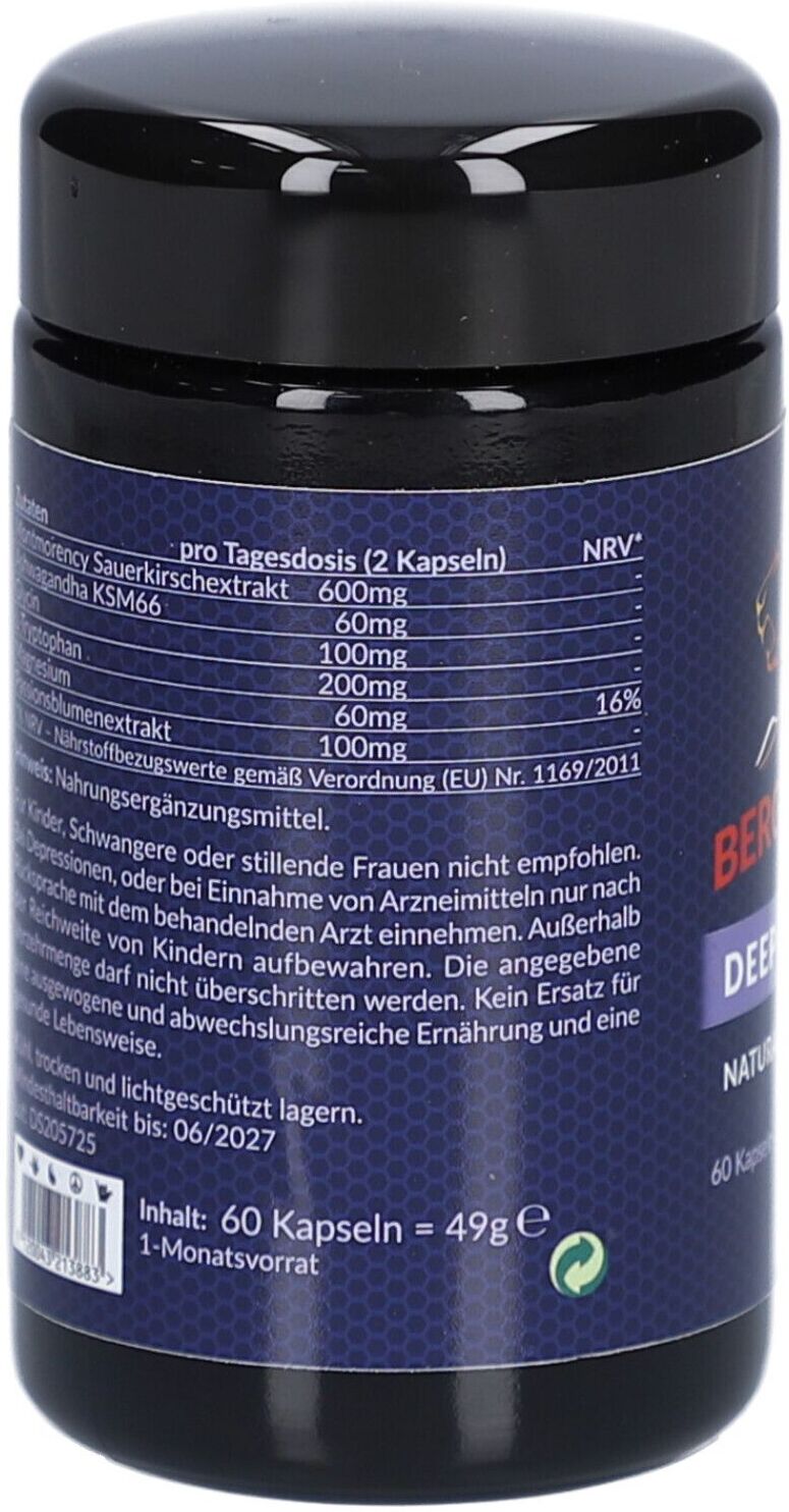 Berglöwe Deep Sleep, vegane Kapseln 49 g