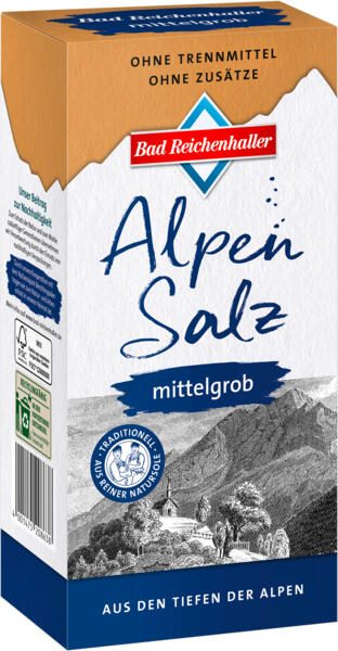Bad Reichenhaller Alpensalz mittelgrob 1,0 kg 2957824001