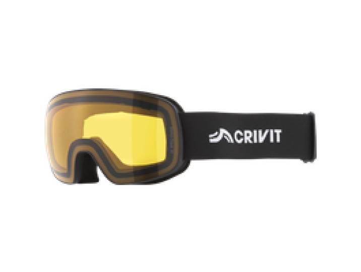 CRIVIT Masque de ski enfant (Mauvais temps / environ, noir)
