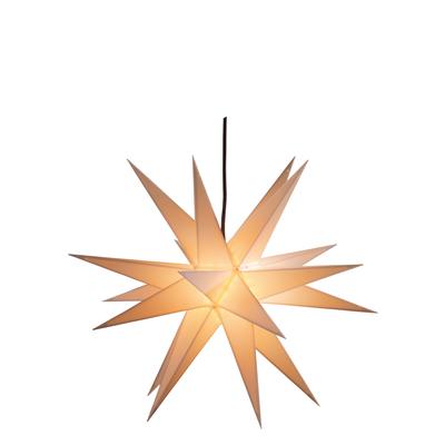 LED-Stern für außen SAICO ORIGINAL "weiß, Ø 60cm", natur, B:60cm H:60cm T:60cm, Leuchten, inklusive LED-Leuchtmittel mit Außentransformator