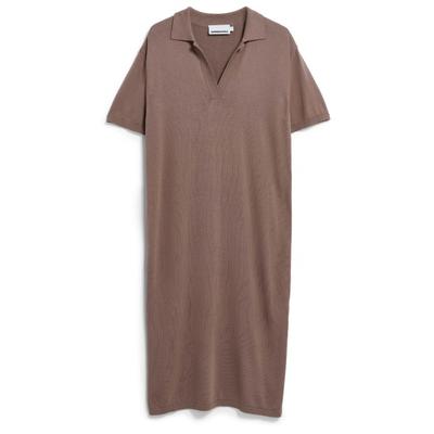 ARMEDANGELS - Women's Fine Polo Knit Dress - Kleid Gr S braun