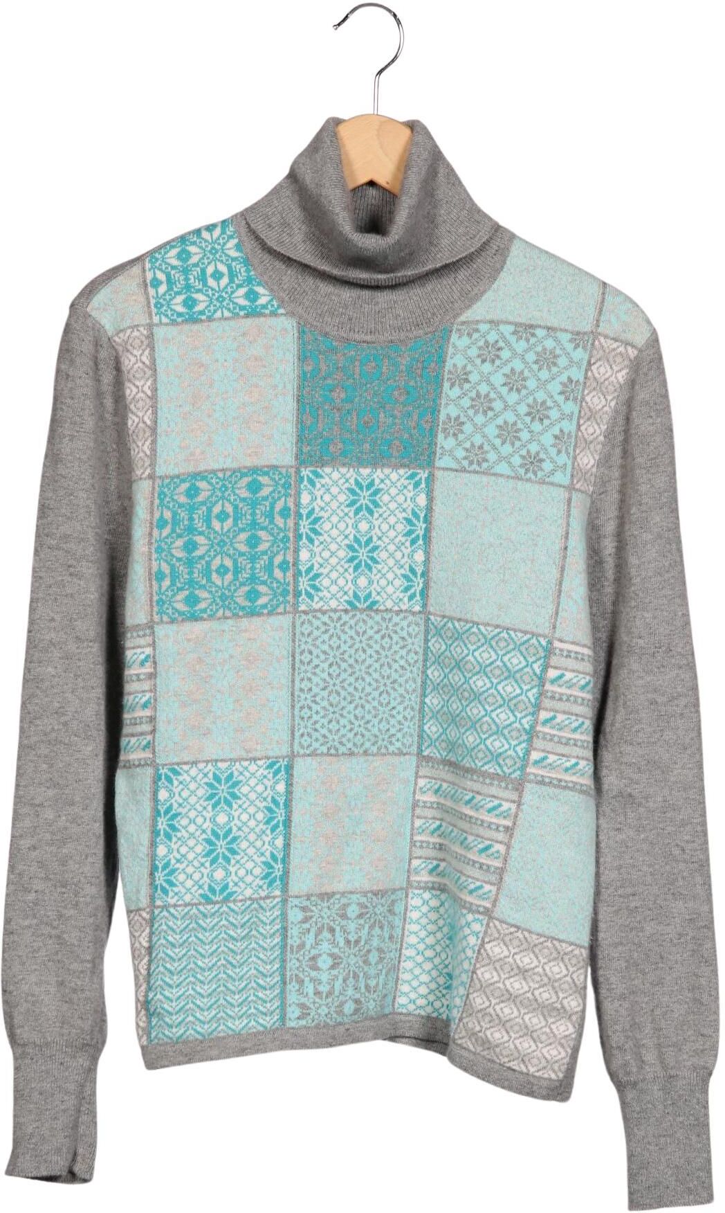 Escada Sport Damen Pullover, Mehrfarbig, Gr. L, Schurwolle / Angorawolle - Second Hand