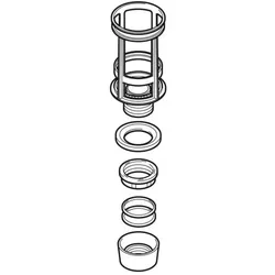 Geberit Bassin für tiefhängende Spülkasten 215026111