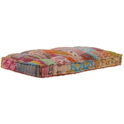 vidaXL Pallet Sofa Kissen Mehrfarbig 120 x 80 x 12 cm Stoff